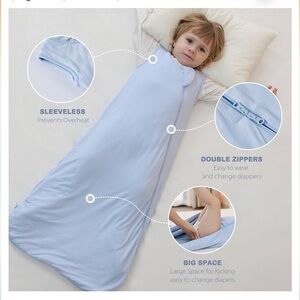 Mosebears Mint Baby Sleeping Bag